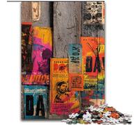 Puzzles for Teenagers 1000 Pieces Paris Collage, Stress Reliever Difficult Challenge Secret Santa Gifts for Age 14 Years Up (size 26x38cm)