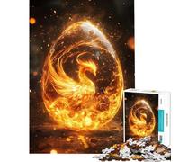 Puzzles for Teenagers 1000 Pieces Phoenix Egg Toy Intellectual Game for Educational Game Family Activities Gifts Birthday (Size 50x75cm)