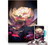 puzzles for teenagers 1000 pieces Pink Serenity Peonies Spiele Spielzeug Geschenk Tolle Geschenke und Spielzeuge52x38cm