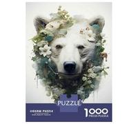 Puzzles for Teenagers 1000 Pieces Polar Bear Wall Art Print Puzzles for Adults Relax Games Analysis And Logic Challenging Game Gifts 70x50cm/1000pcs