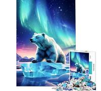 Puzzles for Teenagers 1000 Pieces Polar Bears Hands-on Game for Educational Game Challenge Toy Great Gifts for Games Analysis And Logic (Size 50x75cm)