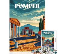 Puzzles for Teenagers 1000 Pieces Pompeii Ruins Educational Toy Secret Santa Gifts Hands-on Game Enhance Love between Couples Size 38x52cm