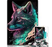 Puzzles for Teenagers 1000 Pieces Precious Wolf Teenager Puzzles,is Ideal As Gifts for The Whole Family Suitable for And 14 (size 75x50cm)