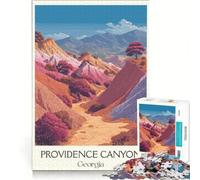 Puzzles for Teenagers 1000 Pieces Providence Canyon Georgia, Educational Game, Interesting Stress Reduction, Great Gift for Gaming 38x26cm