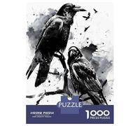 Puzzles for Teenagers 1000 Pieces Ravens Ink Puzzles for Adults Relaxing Games But Fun And Humorous Fun Activities at Home 70x50cm/1000pcs