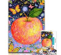 Puzzles for Teenagers 1000 Pieces Red Apple 1000 Piece Jigsaw,Learning Educational Toys Family Games Gifts for Friends And Family 26x38cm