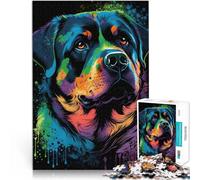 puzzles for teenagers 1000 pieces Rottweiler Style 4 Anspruchsvolles Spiel und Familienspaß Geburtstagsgeschenk52x38cm