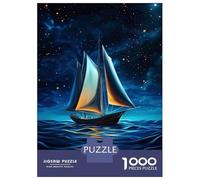 Puzzles for Teenagers 1000 Pieces Sailing Under Stars Puzzles for Adults Relaxing Games But Fun And Humorous Fun Activities at Home 70x50cm/1000pcs