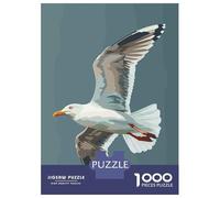 Puzzles for Teenagers 1000 Pieces Seagull in Flight Puzzles for Adults Family Game Presents for Women Unique Birthday And Xmas Gifts 38x26cm/1000pcs