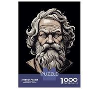 Puzzles for Teenagers 1000 Pieces Socrates Greek Philosopher Adult Jigsaw Puzzle Family Game Pattern Assembly Fun at Home Activities, 70x50cm/1000pcs