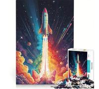 Puzzles for Teenagers 1000 Pieces Space Journey Rainbow, Educational Game, Interesting Stress Reduction, Great Gift for Gaming 50x75cm