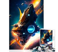 Puzzles for Teenagers 1000 Pieces Spacecraft Nuclear Puzzle For Teenagers Stress Reliever Challenging To Complete for Educational Game Challenge Toy (38x26cm)
