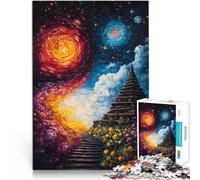 puzzles for teenagers 1000 pieces Stairway to the Cosmos Stressabbau-Spielzeug Geschenke für Freunde und Familie52x38cm