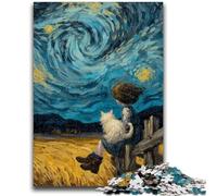 Puzzles for Teenagers 1000 Pieces Starry Sky Challenging Family Activity Games DIY Toy for Home Wall Decor Gifts 50x75cm