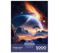 Puzzles for Teenagers 1000 Pieces Starry Sunset Symphony Jigsaws for Adults Fun Games But Fun And Humorous Christmas Birthday Gifts 70x50cm/1000pcs