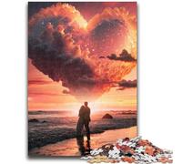Puzzles for Teenagers 1000 Pieces Sunset Gazing Challenging To Complete But Fun And Humorous Educational Game for Birthday 50x75cm