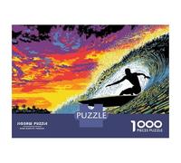 Puzzles for Teenagers 1000 Pieces Surfing Bullet Wave Puzzles for Adults Relaxing Games But Fun And Humorous Fun Activities at Home 52x38cm/1000pcs