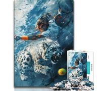 Puzzles for Teenagers 1000 Pieces Tennis Players,Help The Brain Exercise Addictive Toys to Cultivate Patience Gift For Birthdays 38x26cm