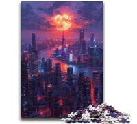 Puzzles for Teenagers 1000 Pieces The Oriental Pearl Tower in Shanghai 1000 Pieces for Adults,is Ideal As Gifts for The Whole Family Suitable for And 14 (50x75cm)