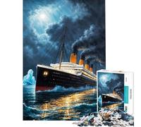 Puzzles for Teenagers 1000 Pieces The Titanic Toy Intellectual Game for Educational Game Family Activities Gifts Birthday (Size 50x75cm)