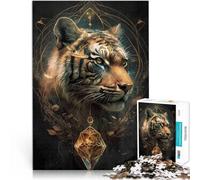 puzzles for teenagers 1000 pieces Tiger Fairyland Help the brain exercise addictive toys to cultivate patience for Home Decoration 26x38cm