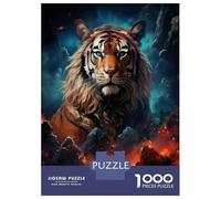 Puzzles for Teenagers 1000 Pieces Tiger Wall Art Print-8 Jigsaw Puzzle Brain Teaser Game A Work of Art Unique Birthday And Xmas Gifts 70x50cm/1000pcs