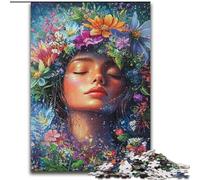 Puzzles for Teenagers 1000 Pieces Tree Elf Fairy,Educational Games Home Decoration Educational Game for Birthday,Chrismas 38x26cm