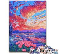 Puzzles for Teenagers 1000 Pieces Tulip Flowers 1000 Pieces for Adults,Stress Reliever Difficult Challenge Secret Santa Gifts (50x75cm)