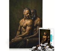 Puzzles for Teenagers 1000 Pieces Two Gay Men Intimate Connection Impossible Game Birthday Present Unique Birthday And Gifts 38x26cm