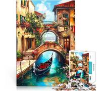 puzzles for teenagers 1000 pieces Venice Precision Cut 50x75cm for is ideal as a gift for the whole family for and 14 Years old