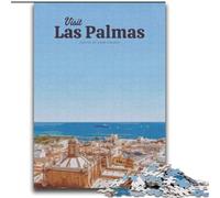 Puzzles for Teenagers 1000 Pieces Visit Las Palmas Educational Games Home Decoration Artists Collection, Fine Art (38x52cm) 1000pcs