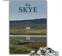 Puzzles for Teenagers 1000 Pieces Visit Skye Family Game Stress Reliever Difficult Challenge Artists Collection, Fine Art (38x52cm) 1000pcs
