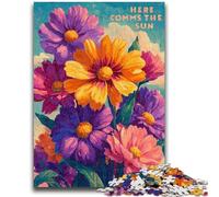 Puzzles for Teenagers 1000 Pieces Wildflower Summer for Educational Game Challenge Toy for Is Ideal As A Gift for The Whole Family 50x75cm