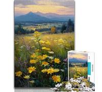 Puzzles for Teenagers 1000 Pieces Yellow Daisy Teenager Puzzles,is Ideal As Gifts for The Whole Family Suitable for And 14 (size 75x50cm)