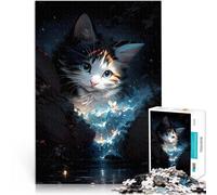 Puzzles for teenagers 2000 Piece Adorable Silly Fluffy Cat Entspannungsspiele Geburtstagsgeschenk, Geschenke, Wandkunst70x100cm