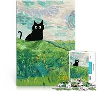 Puzzles for teenagers 2000 Piece black cat monet Lernspielzeug für die ganze Familie Lustiges Geschenk70x100cm