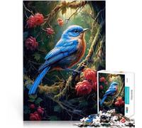 Puzzles for teenagers 2000 Piece Cute Little Blue Bird Handgeschwindigkeitswettbewerb tolles Geschenk70x100cm