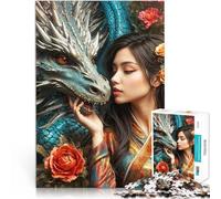 Puzzles for teenagers 2000 Piece Dragons Embrace Dekomprimierendes intellektuelles Lernspielzeug Geschenkideen70x100cm