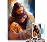 Puzzles for teenagers 2000 Piece Jesus Embracing Woman Intellektuelles Spiel Wunschliste mit dem Weihnachtsmann70x100cm