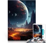 Puzzles for teenagers 2000 Piece New Home on a Lost Planet Für Familienspaß mit passendem Poster und Quizblatt70x100cm