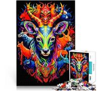 Puzzles for teenagers 2000 Piece Psychedelic Forest Animals Mustermontage denn eignet sich ideal als Geschenk für die ganze Familie70x100cm
