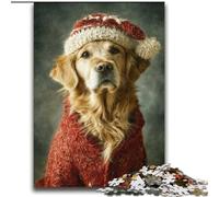Puzzles for Teenagers 2000 Pieces Animal Golden Retriever Brain Teaser Game Wall Decoration Unique Birthday And Xmas Gifts 70x100cm