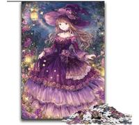 Puzzles for Teenagers 2000 Pieces Anime Girl Wizard Suitable for Ages 14 And Up Challenging Game Great Gift for Gaming 70x100cm