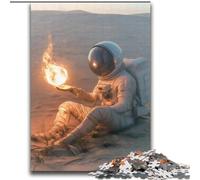 Puzzles for Teenagers 2000 Pieces Astronauts in Space Challenging Family Activity Games DIY Toy for Home Wall Decor Gifts 70x100cm