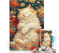 puzzles for teenagers 2000 pieces Cat Nap in Bloom Family Fun 70x100cm for is ideal as a gift for the whole family for and 14 Years old