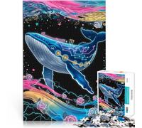 puzzles for teenagers 2000 pieces Cyber Whale Art Print Staycation: Zeit totschlagen Verbessern Sie das Gedächtnis70x100cm