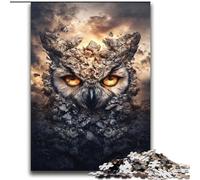 Puzzles for Teenagers 2000 Pieces Fantasy Owl Suitable for Ages 14 And Up Challenging Game Great Gift for Gaming 70x100cm