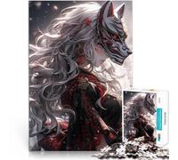 puzzles for teenagers 2000 pieces Fox Princess Samurai pädagogische Herausforderung Geburtstagsgeschenk, Geschenke, Wandkunst70x100cm