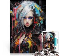 puzzles for teenagers 2000 pieces Punk Girl Challenging To Complete But Fun And Humorous 70x100cm Gift For Birthdays for 14+