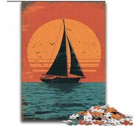 Puzzles for Teenagers 2000 Pieces Sailboat Sailing The Ocean Challenging Family Activity Games DIY Toy for Home Wall Decor Gifts 70x100cm